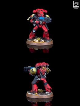 Blood Ravens Space Marine Tatical by Cyminad