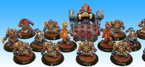 blood bowl alternative dwarf team by borak