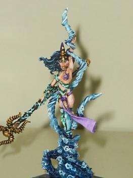 dark elf sorceress by agarosh
