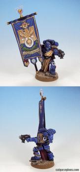 UltraMarines, 2nd Company Standard by ZeroFive
