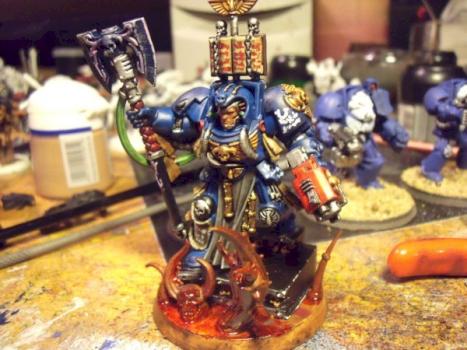 Space hulk Librarian by dmag157