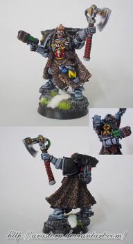Space Wolves Rune Priest by Zuzu