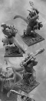 BEASTS OF CHAOS Dragon Ogre 02 Converted/Sculpted by Koshal