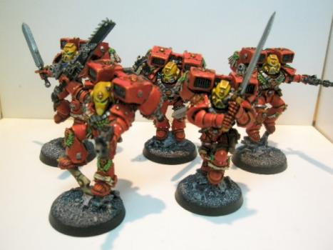Blood Angels Vanguards - Commission by 40kshowcase
