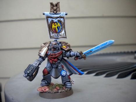 Space Marine Captain by jcroxford