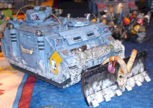 Space Wolf Iron Company MultiMelta Razorback Conversion by Grendell