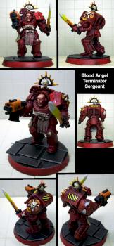 Blood Angel Terminator 02 (Space Hulk) by CaelynTek