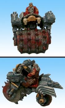 blood bowl deathroller dwarf conversion by borak