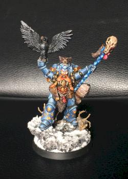 PRIMARIS SPACE WOLVES RUNE PRIEST NJAL STORMCALLER Conversation by GobBoss
