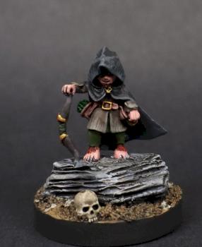Reaper Miniatures PAINTED DICARUS DARKSWORD, HAFLINGASSASIN (metal miniature) by mikecarrero