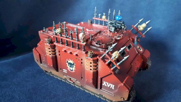Word Bearers Rhino by dogparry