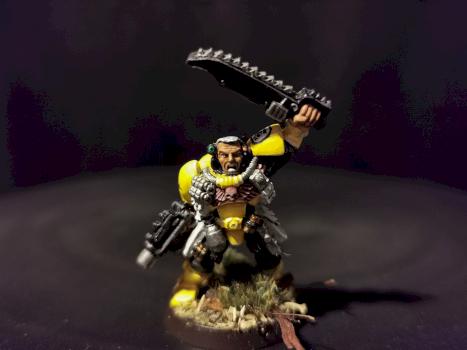 Space Marine Scout by 655 painting