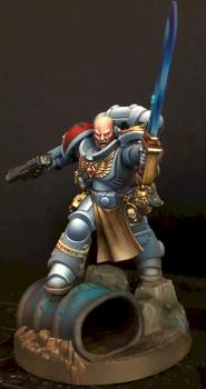 Space Wolf Battle Leader by SirMark