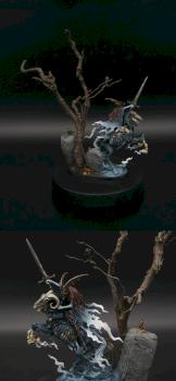 Knight of Shrouds on Steed by InTheAttic