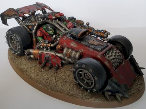 Warhammer 40K Evil Sunz Shockjump Dragsta by Lloydoshmoydo