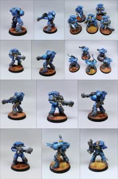 Ultramarines Hellblasters Squad by random.painting
