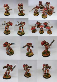 Chaos Space Marines Khorne Raptors by random.painting