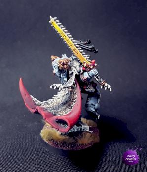 Ragnar Balckmane, Wolf Lord of the Space Wolves by Lucky Monster Painting