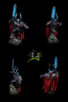 Chaos Lord Warhammer 40K by CroWarGamePainting