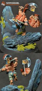 Dwarf Dragon Slayer by White Weasel Studio