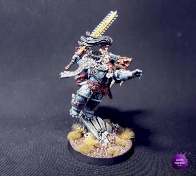 Ragnar Balckmane, Wolf Lord of the Space Wolves by Lucky Monster Painting