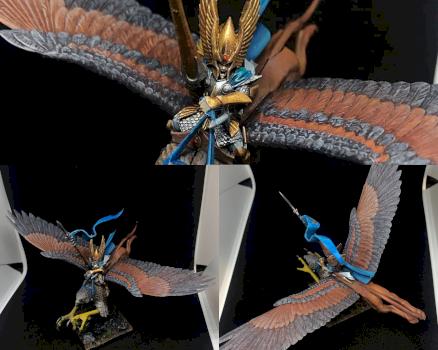 HIGH ELVES ISLAND OF BLOOD GRIFFON RIDER by IreMoon
