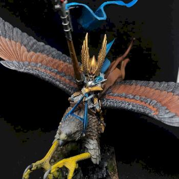 HIGH ELVES ISLAND OF BLOOD GRIFFON RIDER by IreMoon