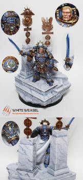 Roboute Guilliman (Classic), Primarch of the Ultramarines by White Weasel Studio