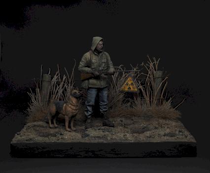 Stalker Inspired Diorama by Inferis_