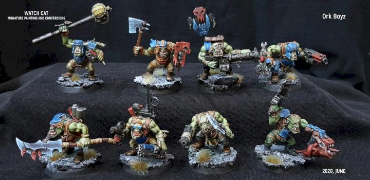 Ork Boyz by WatchCat