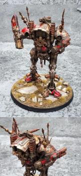 Slaanesh Chaos War Dog Knight by mcaulder999