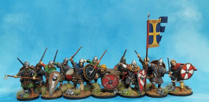 Victrix Ltd Saxon warband. by jibster