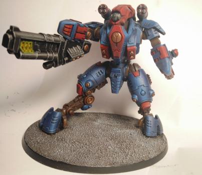 T'au XV95 Ghostkeel Battlesuit by Grub