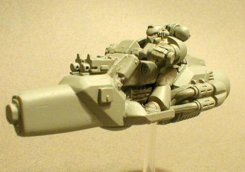 Space Marine Bike converted to Jetbike, pic 1 of 2 by moonwhim