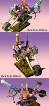 Slaanesh Biker Champion by howtofoldsoup