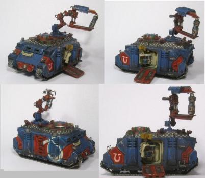 Techmarine Ultramarine Rhino by nornicle