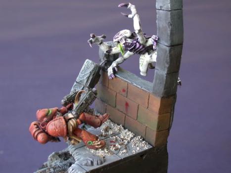 Space marine vs tyranid by Mephiston