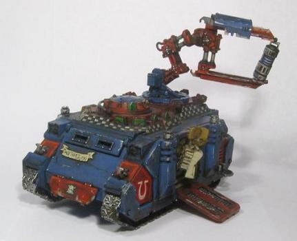 Techmarine Ultramarine Rhino by nornicle