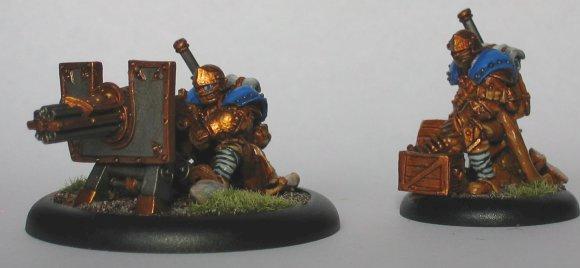 Cygnar Trencher Chain Gun Crew by Stront
