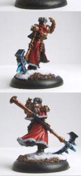 Kommander Sorscha - Khador Warcaster by neilb