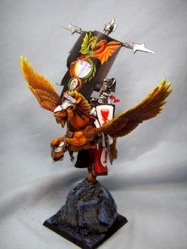 Bretonnia Battle Standard by miss painting