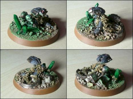 Necron paint scheme test by KingNic