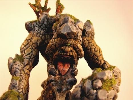 Mange-Montagne ( Moutain-Eater )- scratchbuilt detail face by Jérémie V.