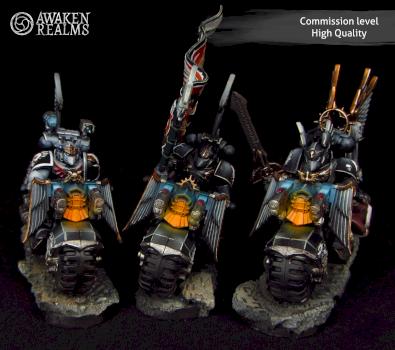 Space Marines Ravenwing Command Squad by Awaken Realms