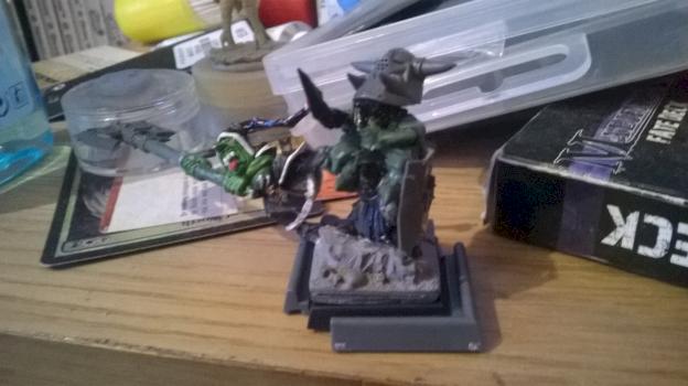 Night Goblin Black Orc Warboss by XavierFaith