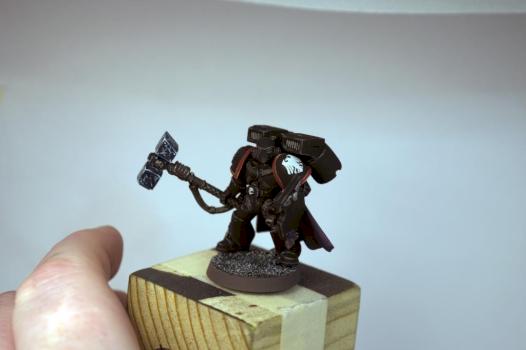 Raven Guard Vanguard Veteran Sergeant by PsyCrow