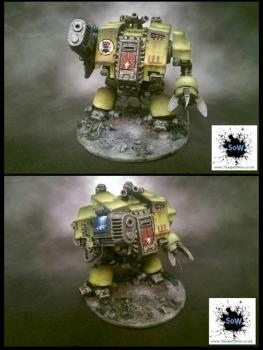 Imperial Fists Dreadnought by Shadesofwar