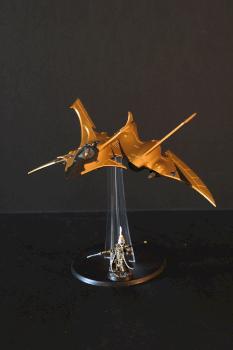 Eldar Crimson Hunter with Farseer below by MichaelGoh