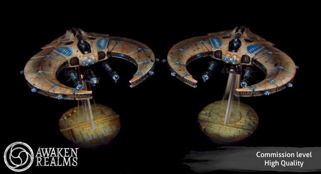 Necron Night Scythe & Doom Scythe by Awaken Realms