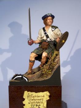 Highland clansman Battle of Culloden by Temporaviator